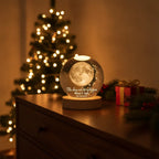 The Day Our Story Began – Personalized Moon Phase Crystal Ball LED Night Light with Names & Message, Anniversary, Wedding & Valentine's Day Gift for Her or Him