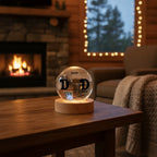 1084=Crystal Globe Lamp