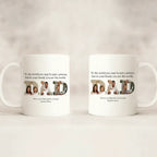 Personalized Dad Photo Mug – Custom 6 Photo Father’s Day Gift from Kids