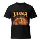 Personalized Halloween Pet T-Shirt – Custom Dog or Cat Name Spooky Moon Shirt