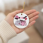 Boo Crew Personalized Ceramic Ornament – Custom Ghost Friends & Text