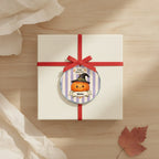Personalized Halloween Glass Ornament – Custom Character & Name