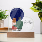 Personalized Acrylic Heart Plaque with Custom Star Map – Custom Couple Gift, Anniversary Gift for Him & Her, Wedding Keepsake