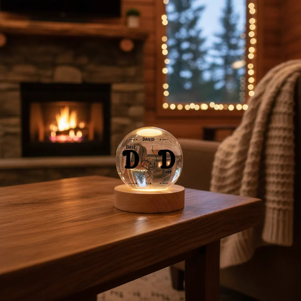 1084=Crystal Globe Lamp