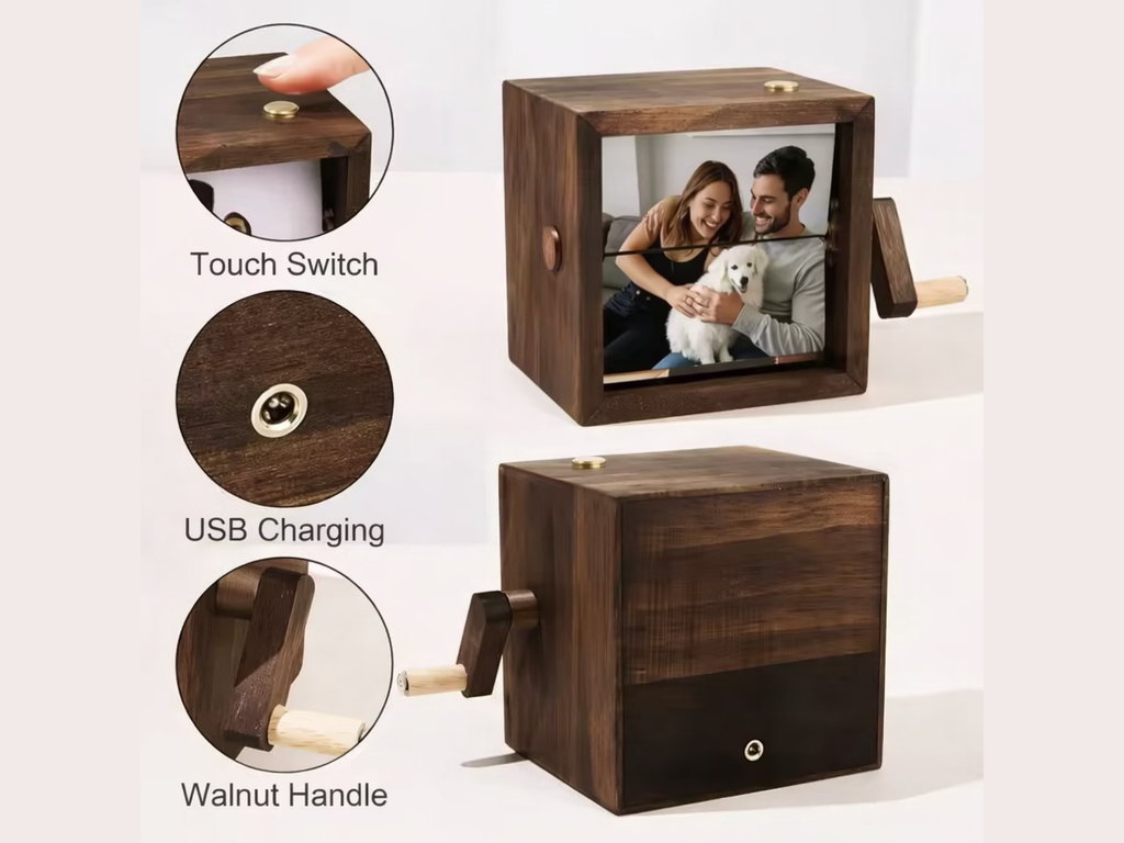 Personalized Rotating Photo Box