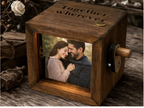 Personalized Rotating Photo Box