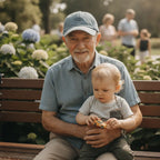 Personalized Dad & Grandpa Washed Denim Cap – Custom Name & Year