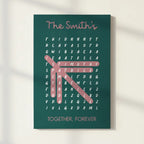 Personalized Family Word Search Canvas – Custom Names Wall Art