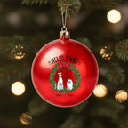Personalized Pet Christmas Ball Ornament – Custom Dog Christmas Ornament with Name