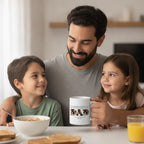 Personalized Dad Photo Mug – Custom 6 Photo Father’s Day Gift from Kids