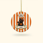 Personalized Halloween Ceramic Ornament – Custom Character & Name